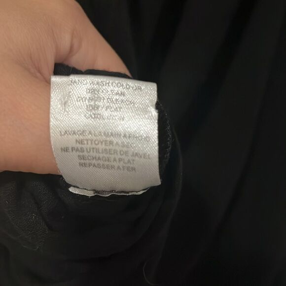 HAUTE HIPPIE Black Maxi Dress, Button Down Front, Side Slits, Size XS - Picture 8 of 8